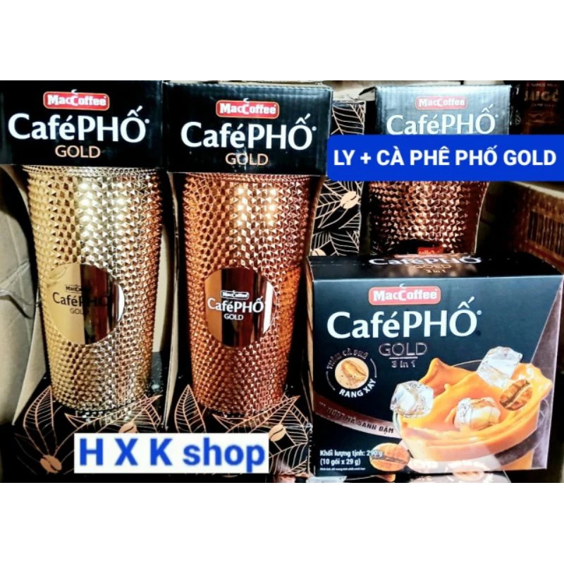 LY kim cương cà phê Phố Gold 3in1 Maccoffee, hsd 1/11/25