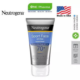 Kem Chống Nắng Thể Thao Neutrogena Sport Face SPF 70+ 73ml