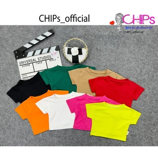 Áo Croptop Cộc Tay Cho Bé Gái Màu Sắc Cực Yêu