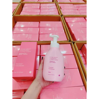 [ Quà Tặng Kèm Body Vip mini ]Sữa Tắm Trắng Hàng Ngày Mịn Màng [HM STORE - White Skin Bath] 500ML