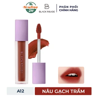 Son Kem Black Rouge A12 Màu Nâu Đỏ Chính Hãng Hàn Quốc