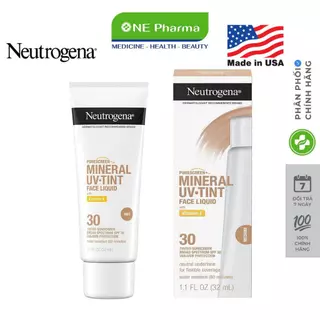 Kem chống nắng Neutrogena khoáng chất phổ rộng với Zinc Oxide và Vitamin E 32ml