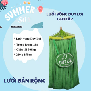 Lưới võng DUY LỢI chính hãng[Hàng loại 1],thoáng mát,dày 2 lớp