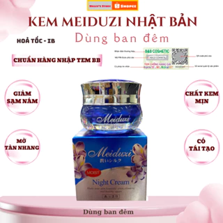 Kem Meiduzi Nhật Bản Ban Đêm Hộp Xanh Chính Hãng [Tem BB]