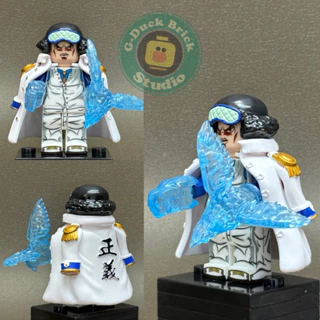 Custom minifigure: Nhân vật đô đốc băng Aokiji Kuzan trong Onepiece