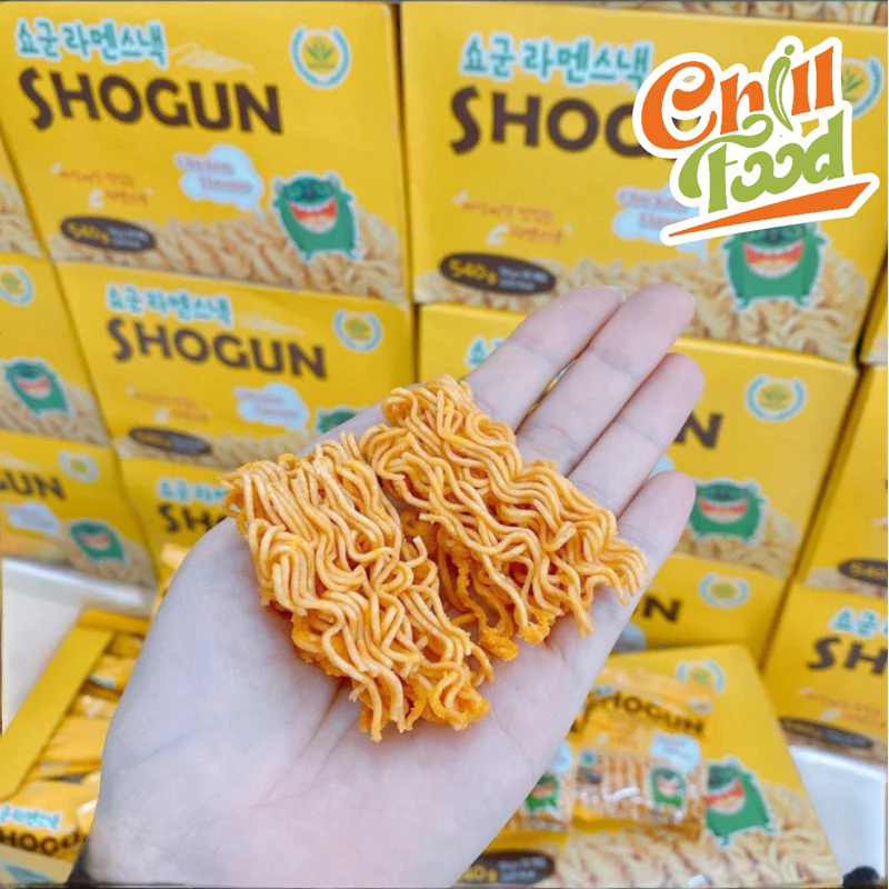 Mì tôm trẻ em ăn liền Hàn Quốc SHOGUN vị gà SIÊU HOT, đồ ăn vặt - Chill Food