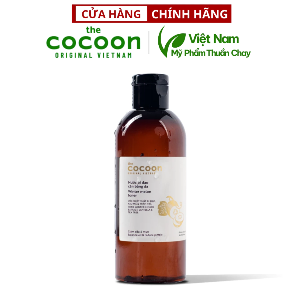 HÀNG TẶNG KHÔNG BÁN - Toner nước bí đao cân bằng da cocoon 310ml