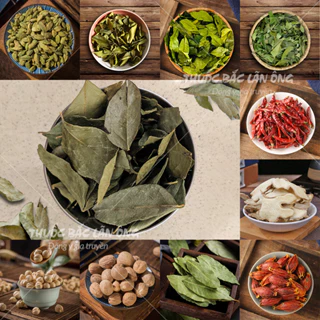 Lá cà ri Ấn Độ 100g, curry leaves, gia vị nấu cà ry, cari khô, thơm - Lãn Ông