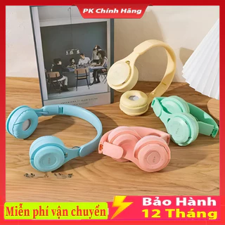 Tai nghe chụp tai Y08 có micro chống ồn Headphone không dây màu sắc thời trang,tai nghe bluetooth 5.0 âm thanh chuẩn tốt