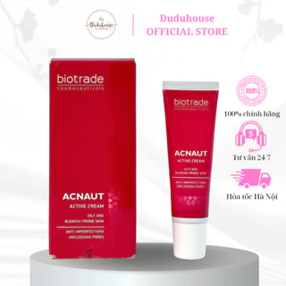 Chấm Mụn Biotrade Acnaut Active Cream/Lotion Giảm Mụn giảm sưng đỏ,mụn bọc, mụn viêm 10ml Duduhouse