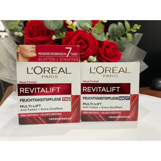 HÀng Đức Kem dưỡng da giảm nếp nhăn Loreal Revitalift Feuchtgkeitspflege