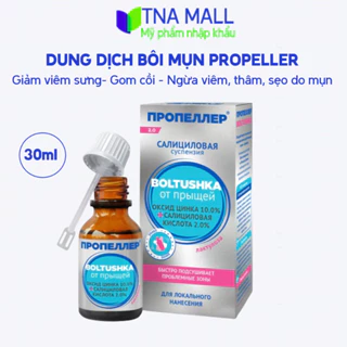 Dung dịch bôi mụn Propeller Salicylic suspension BOLTUSHKA from acne for local application 25ml