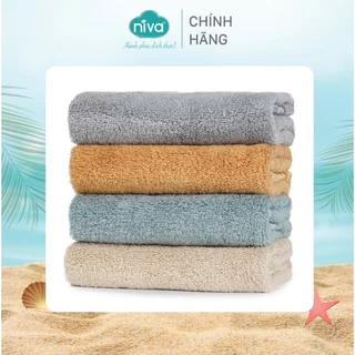 [1 Tặng 2] Mua Khăn Mặt Bông Nở Niva FP1 100% Cotton Mềm Mịn Kích Thước 28x48 cm Tặng 2 Tăm Bông AZ2 100 Que