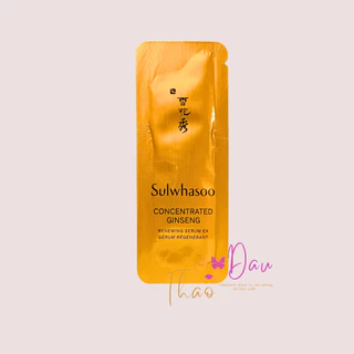 10 Tinh Chất Chống Lão Hoá Từ Nhân Sâm Sulwhasoo Concentrated Ginseng Renewing gói sample