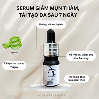 Serum giảm mụn thâm sẹo Acne Treatment 5ml hiệu quả sau 7 ngày sử dụng - Serum tái tạo da, phục hồi da mụn, yếu