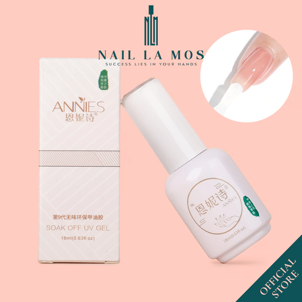 Gel đa năng 3in1 Annies chính hãng 18ml - Sơn gel liên kết 3 trong 1 cứng móng, úp móng, ẩn hoa khô, phụ kiện nail
