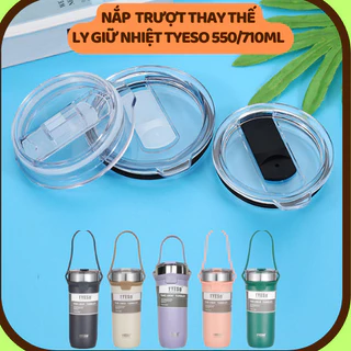 Nắp Thay Thế Ly Giữ Nhiệt Tyeso, Tumi 710ml, Nắp Cao Cấp Chống Bụi Nhựa an toàn Nắp Đậy Kín Chặt Hơn Nắp Zin