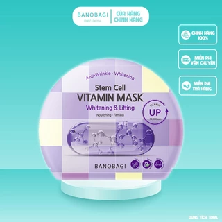 [LẺ 1 MIẾNG] Mặt Nạ Giấy Dưỡng Ẩm Trắng Da BANOBAGI Stem Cell Vitamin Mask Whitening & LIFTING - 30ml