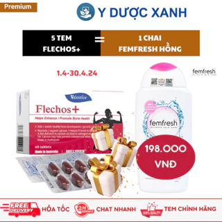 Mua [Chính Hãng] FLECHOS+, 60 viên, Viên uống bổ sung Canxi cho bà bầu - Y Dược Xanh