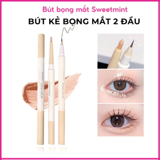 Bút kẻ bọng mắt 2 đầu nhũ bắt sáng tự nhiên SWEET MINT B23211