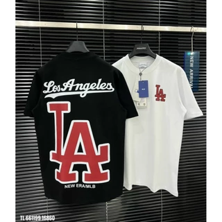 Phông MLB LA In Lụa Cao Cấp Chất Cotton 2 Chiều Hàng Đẹp Chuẩn Tag-Áo Thun LA Hàng Đẹp Hottrend