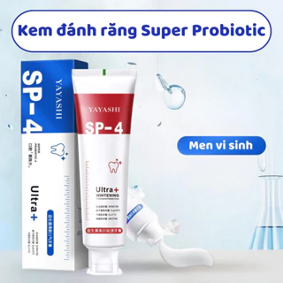 Kem Đánh Răng SP 4 Hương Thơm Mát Hai Màu Giữ Răng Miệng Sạch Sẽ Và Chắc Khoẻ Cải Thiện Vết Ố Vàng Tuýp 120g