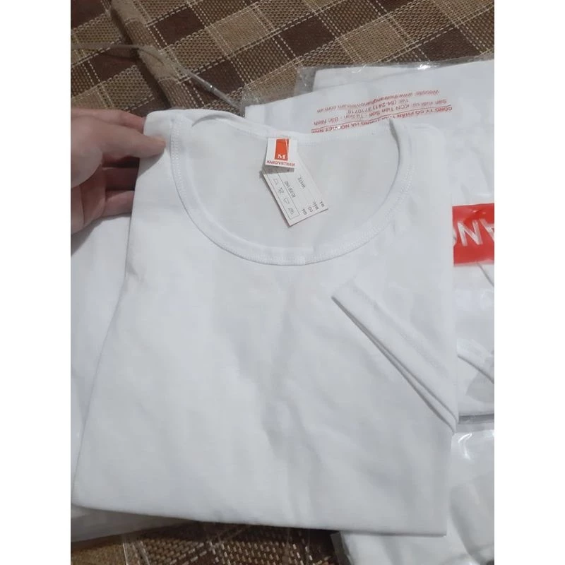 [COTTON 100%]Áo Lót Ba Lỗ Nam Cotton Trắng Mặc Mát Mộc Miên Size Từ 50 - 80kg