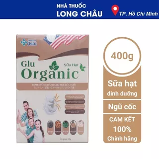 Sữa Hạt Dinh Dưỡng Glu Organic 100% Đạm Thực Vật Chính Hãng Japa Kids