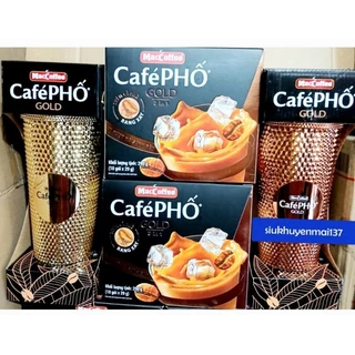 Combo ly +cà phê Phố Gold Maccoffee  hsd :1/11/2025