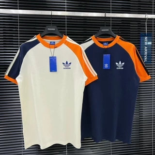 Áo Phông Nam Nữ Adidas Thêu Logo 3 Sọc Tay - Áo Thun Nam Nữ Premium Cotton Thoáng Mát Siêu Trẻ Trung Mẫu Mới