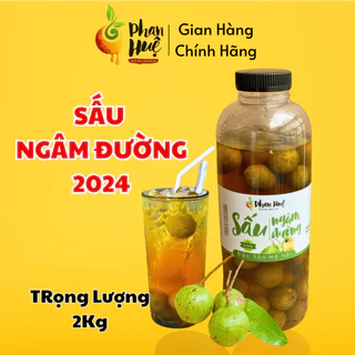 Sấu ngâm đường chua ngọt Phan Huệ hộp 2kg đặc sản Hà Nội