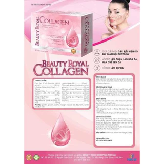 BEAUTY ROYAL COLLAGEN - Giảm quá trình lão hoá, hỗ trợ làm đẹp da, cải thiện tình trạng suy giảm nội tiết tố nữ