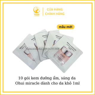 👉SIÊU HOT👈combo 10 gói kem dưỡng ẩm ohui miracle dành cho da khô_YEON