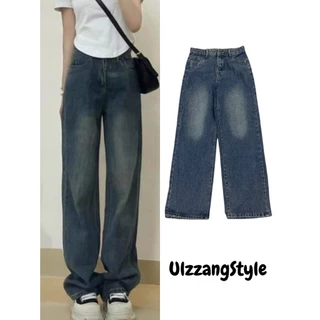 Quần jean ống rộng nữ, quần jean ống suông ulzzang style siu tôn dáng- Hiliko - QuanjeanQ900_