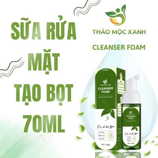 {sẵn}sữa rữa mặt thảo mộc xanh 70ml