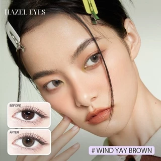 Kính Áp Tròng Màu Nâu Tự Nhiên Dolly Brown lens DIA 14.2mm TB01 Tặng Kèm Khay Đơn