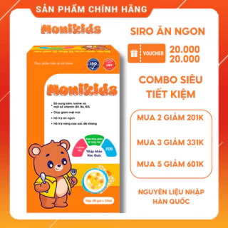 ♥️ Combo Tiết Kiệm♥️  Siro Ăn Ngon Monikids Từ 2 Hộp - Hỗ Trợ Ăn Ngon Ngủ Ngon - Tiêu Hóa Tốt - Tăng Sức Đề Kháng