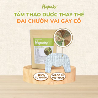 Tấm Thảo Dược Thay Thế Cho Đai Chườm Giảm Đau Vai Gáy Cổ Hapaku - Giảm Nhức Mỏi Vai Gáy, Thư Giãn