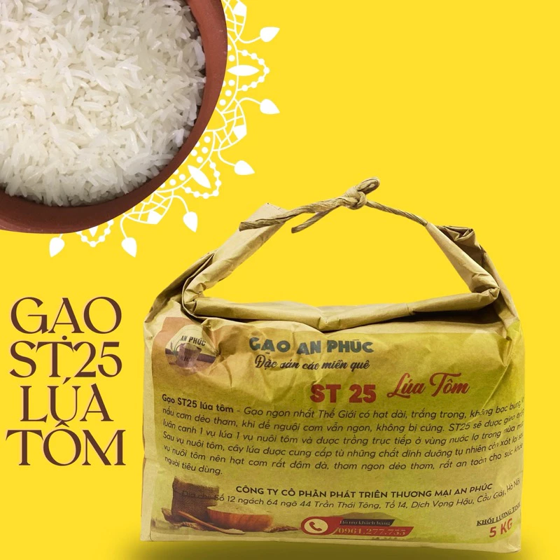 gạo ST 25 lúa tôm