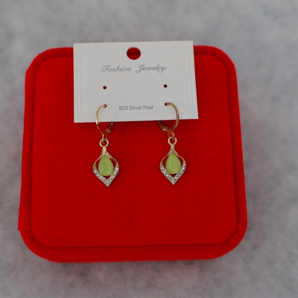 Bông Tai Giọt Nước Đá Opal Quà Tặng Sinh Nhật Dễ Thương Bi shop173 ms304