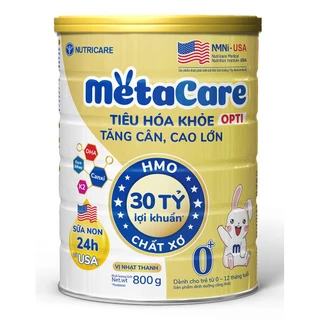 Sữa bột Metacare Opti 30 tỷ lợi khuẩn lon 800g đủ size