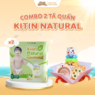 Tã bỉm quần KITIN NATURAL siêu mềm mỏng, thấm hút nhanh, kháng khuẩn đủ size - Thương hiệu Việt