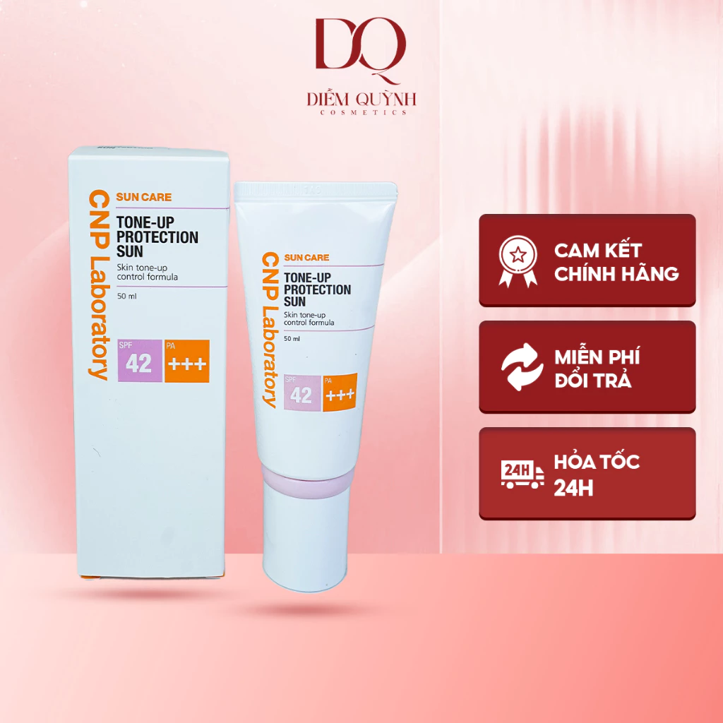 Kem chống nắng CNP nâng tông Laboratory tone up protection sun Spf42 Pa +++  50ml