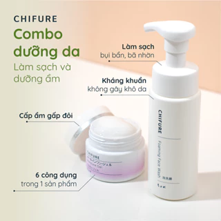 Combo làm sạch, hỗ trợ dưỡng da (Sữa rửa mặt Chifure + Gel dưỡng da Chifure)