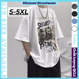 [ORDER+ẢNH THẬT-CÓ BIG SIZE] Áo thun Tee tay lỡ in chữ Security form rộng oversize cotton 230g unisex Ulzzang siêu chất