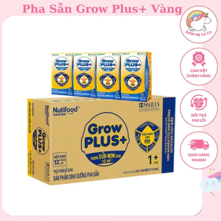 Thùng 48 hộp sữa non Grow Plus+ vàng 110ml dinh dưỡng dành cho trẻ chậm tăng cân 1_10 tuổi