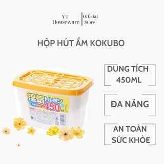 Hộp hút ẩm 450ml Kokubo khử mùi, chống ẩm mốc tủ quần áo, tủ giày....- Nội địa Nhật Bản