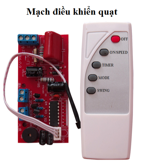 Bộ điều khiển từ xa cho các loại quạt cây quạt bàn quạt treo tường tiếng Anh…