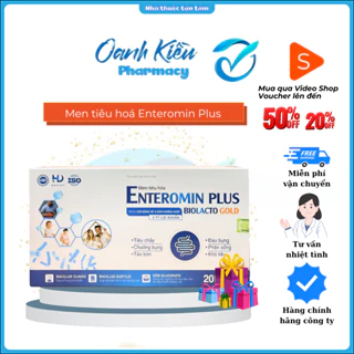 Men vi sinh Enteromin Plus – Bổ sung lợi khuẩn, giảm rối loạn tiêu hóa, đầy bụng, ợ hơi, khó tiêu