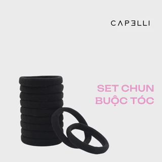 Dây Chun Buộc Tóc CAPELLI Lọ 10-20 Chiếc Màu Đen